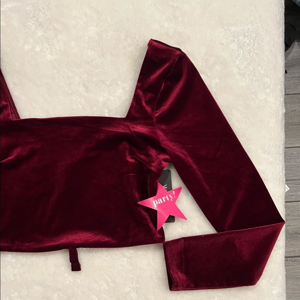 3/$25✨Willow Velvet Long Sleeve Top - Picture 3 of 6
